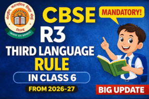 CBSE third language rule R3 for Grade 6